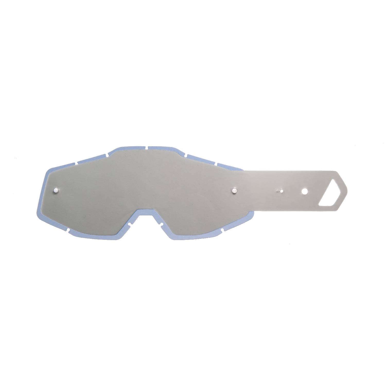 Lente fumè + 10 Strappi (Combo) compatibile per occhiale/maschera 100% Racecraft / Strata / Accuri / Mercury