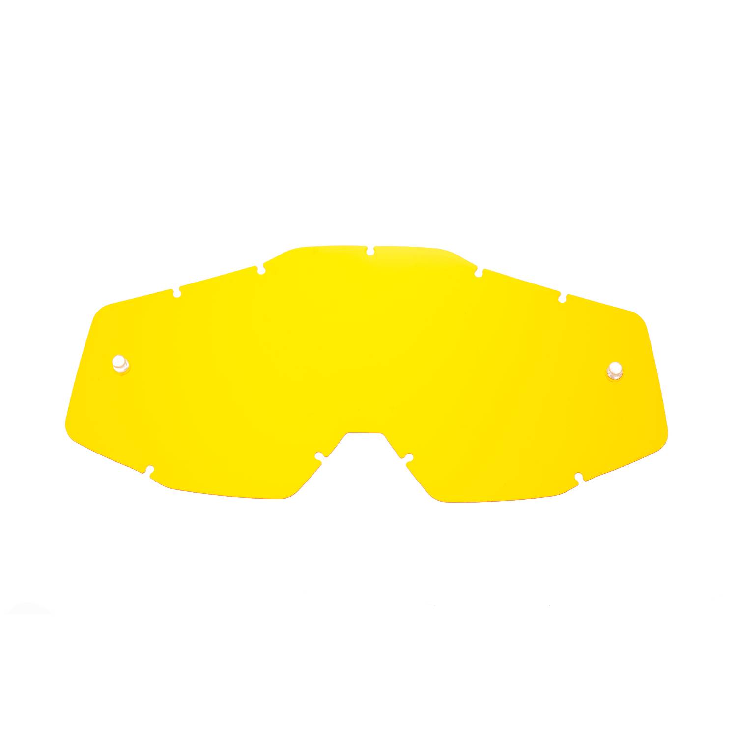 yellow replacement lenses for goggles compatible for 100% Racecraft / Strata / Accuri / Mercury goggle