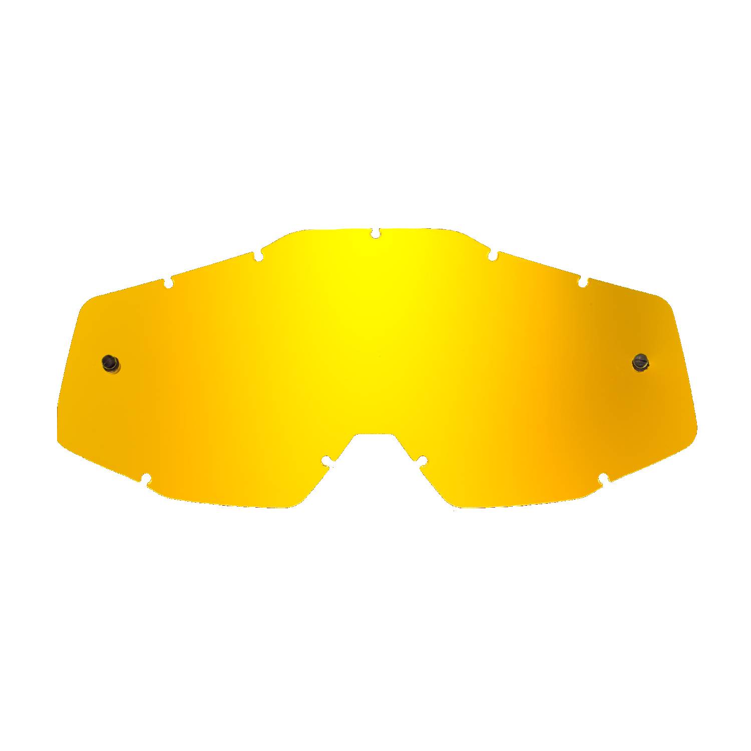 gold-toned mirrored replacement lenses for goggles compatible for FMF POWERBOMB/POWERCORE goggle
