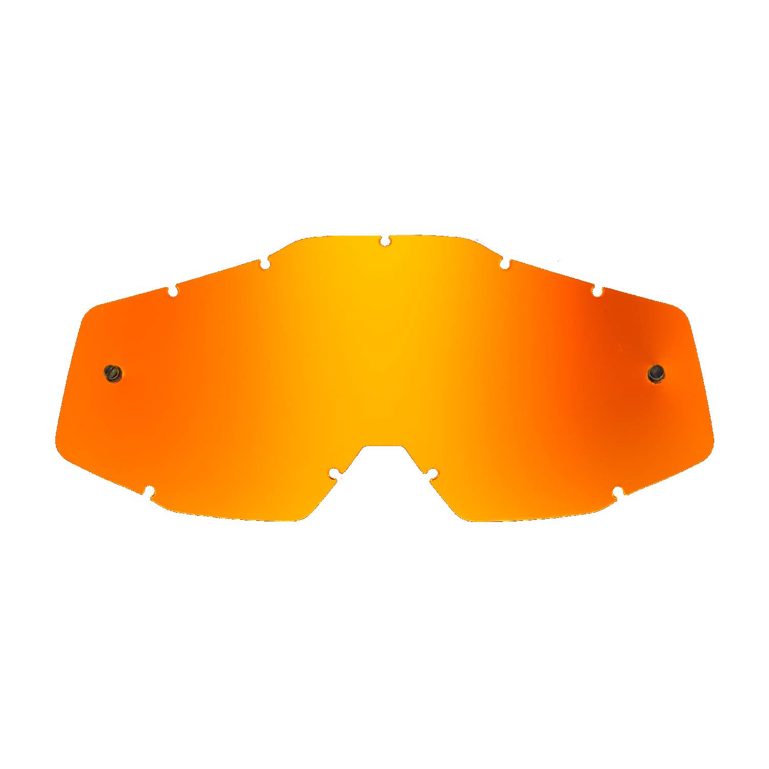 orange-toned mirrored replacement lenses for goggles compatible for FMF POWERBOMB/POWERCORE goggle
