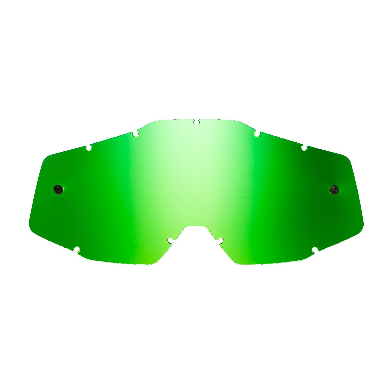green-toned mirrored replacement lenses for goggles compatible for FMF POWERBOMB/POWERCORE goggle