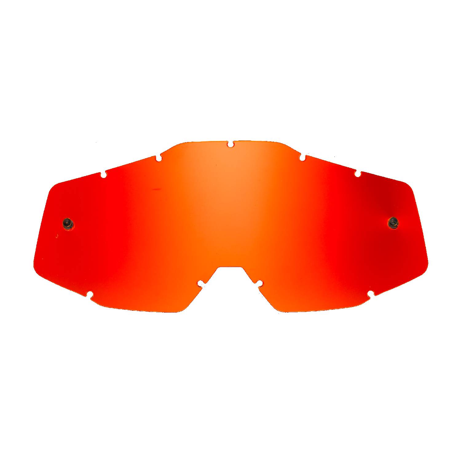 red-toned mirrored replacement lenses for goggles compatible for 100% Racecraft / Strata / Accuri / Mercury goggle