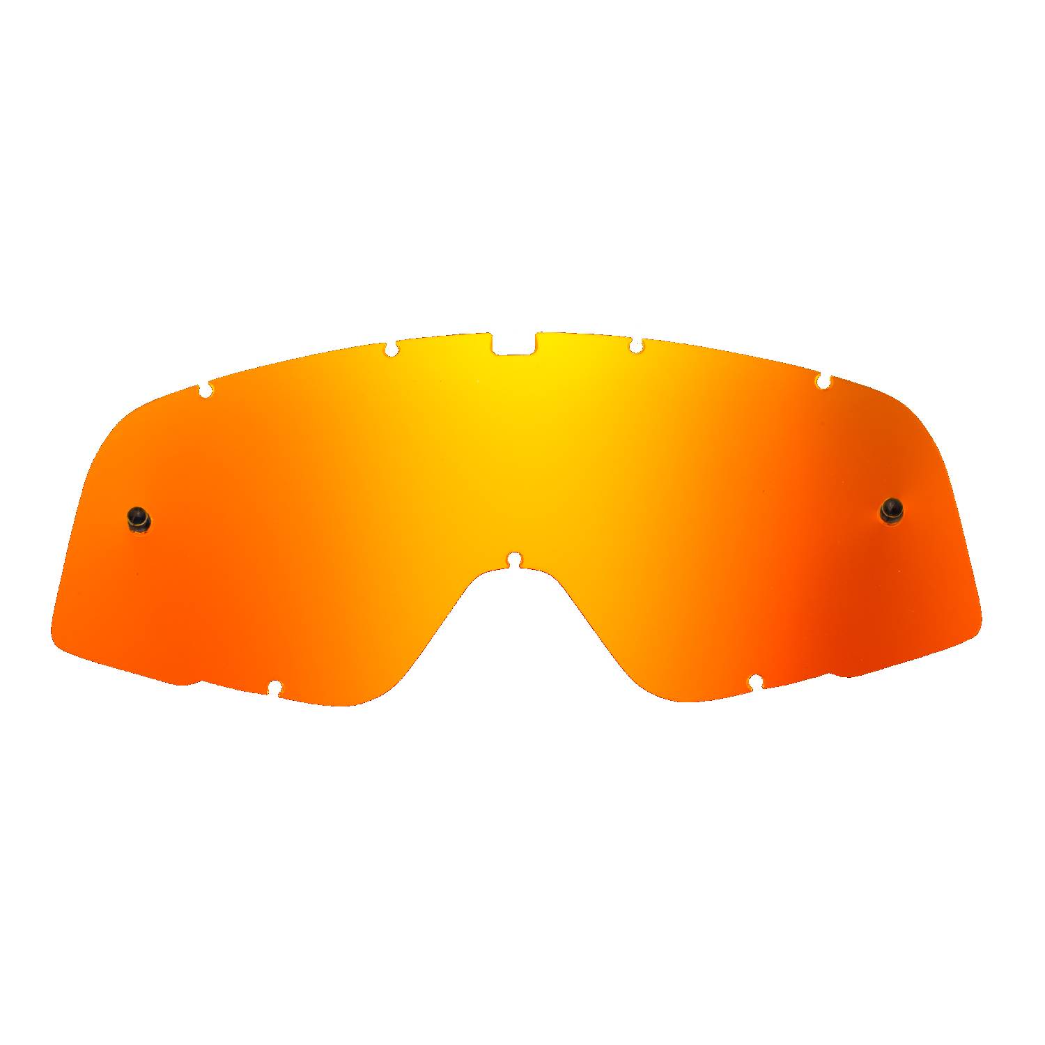 orange-toned mirrored replacement lenses for goggles compatible for 100% Barstow goggle