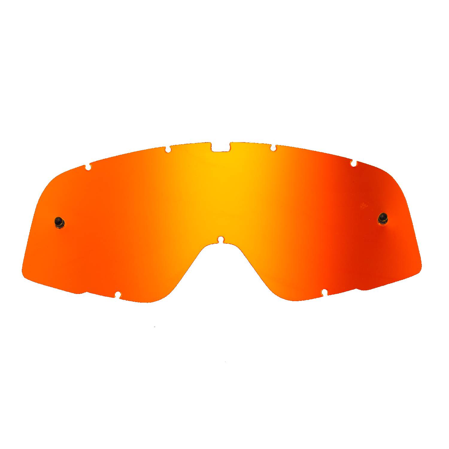 red-toned mirrored replacement lenses for goggles compatible for 100% Barstow goggle