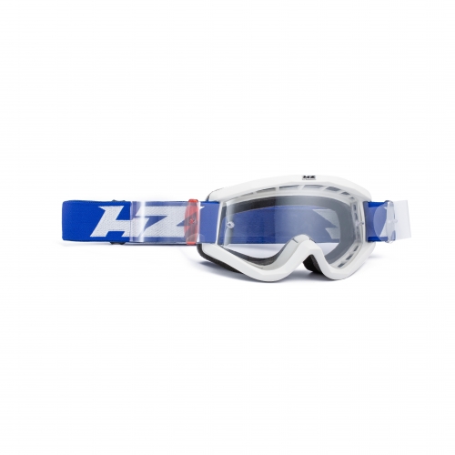 HZ maschera/occhiale motocross W/BLUE MX-DH-MTB