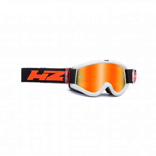 HZ maschera/occhiale motocross W/ORANGE MX-DH-MTB