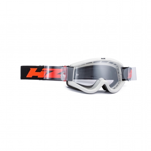HZ maschera/occhiale motocross W/ORANGE MX-DH-MTB