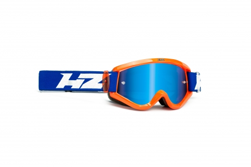HZ maschera/occhiale motocross ORANGE/ROYAL MX-DH-MTB