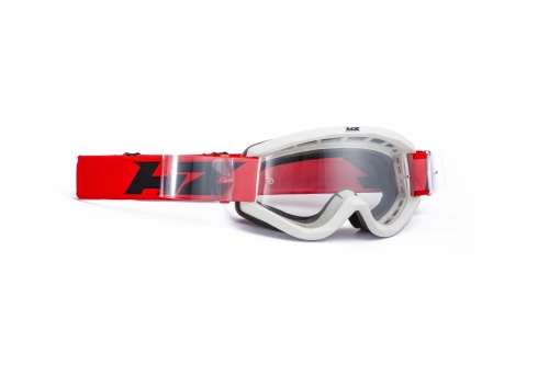 HZ maschera/occhiale motocross GREY MATTE/RED MX-DH-MTB