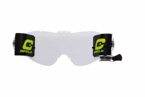 kit roll-off trasparente (mud device) compatibile per occhiale/maschera Scott Hi voltage work