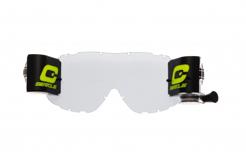 kit roll-off trasparente (mud device) compatibile per occhiale/maschera Smith Piston