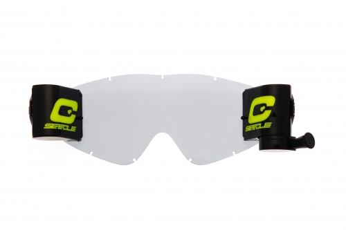 kit roll-off trasparente (mud device) compatibile per occhiale/maschera Eks