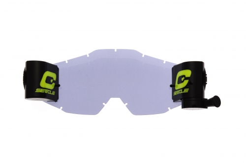 kit roll-off 40 mm  fumè (mud device) compatibile per occhiale/maschera POWERBOMB/POWERCORE