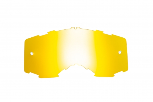 Gold-toned mirrored replacement lenses for goggles compatible for Aka Magnetika / Vortika goggle