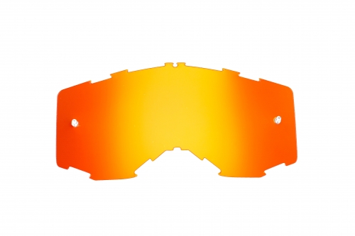 Red-toned mirrored replacement lenses for goggles compatible for Aka Magnetika / Vortika goggle