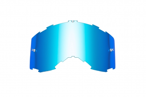 Lente di ricambio blu specchiata Curva compatibile per occhiale/maschera Aka Magnetika / Vortika