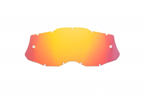 Red mirror replacement lenses for goggles compatible for 100% RACECRAFT 2 / STRATA 2 / ACCCURI 2 / MERCURY 2 goggle