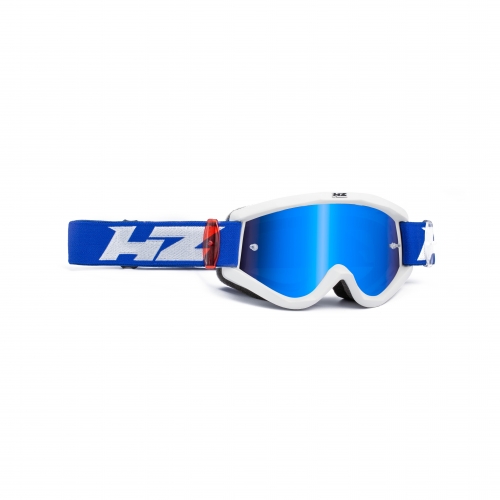 HZ maschera/occhiale motocross W/BLUE MX-DH-MTB