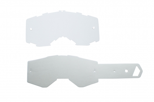 Lente trasparente + 10 Strappi (combo) compatibile per occhiale/maschera Aka Magnetika / Vortika