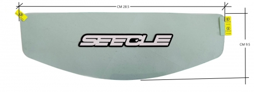 SeeCle 414S01 NANOSEECLEan pellicola idrorepellente oleorepellente antigraffio compatibile per caschi integrali universale