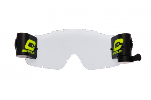 kit roll-off trasparente (mud device) compatibile per occhiale/maschera Fox Airspc