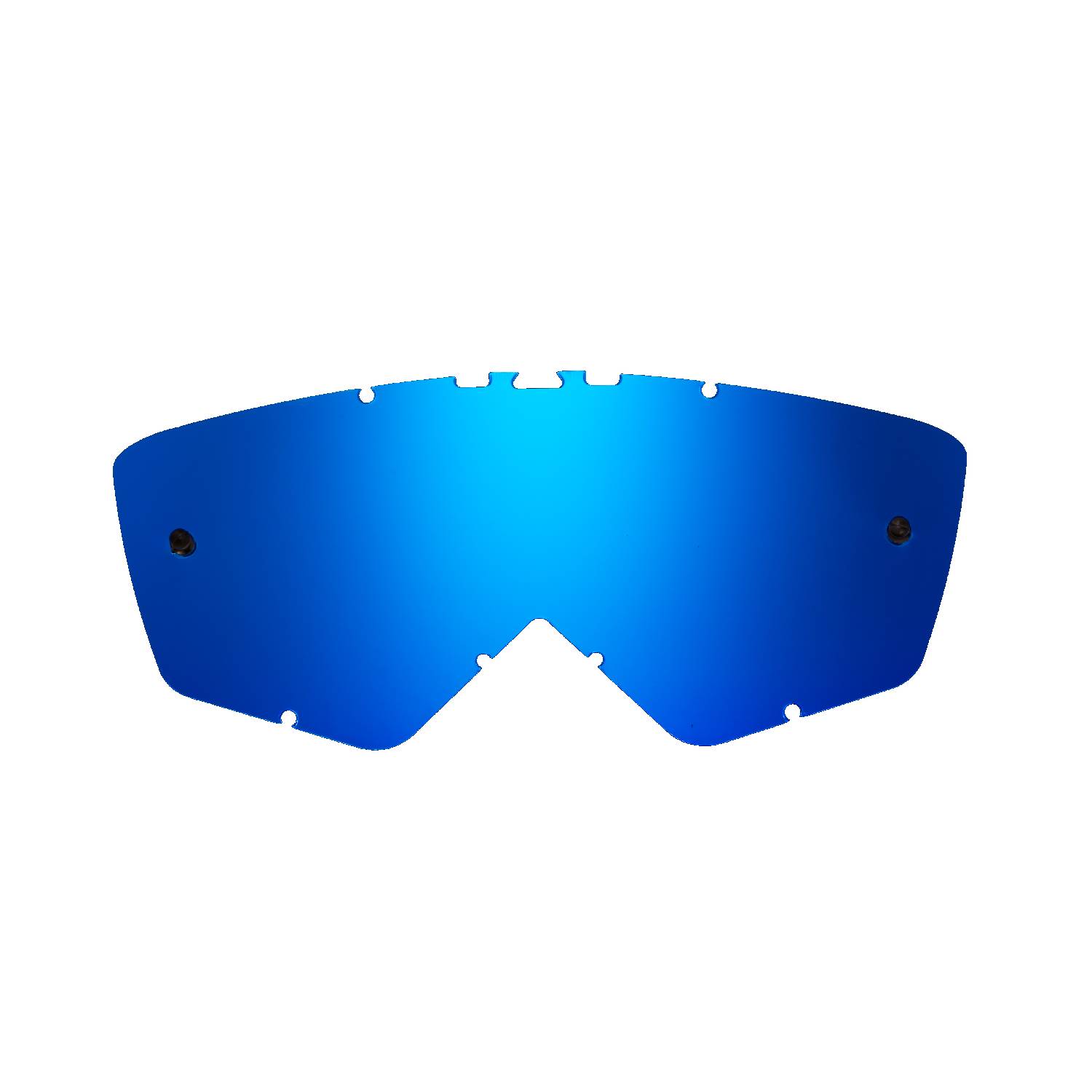 blue-toned mirrored replacement lenses for goggles compatible for Ariete Andrenaline RC07 / Ride And Roll goggle