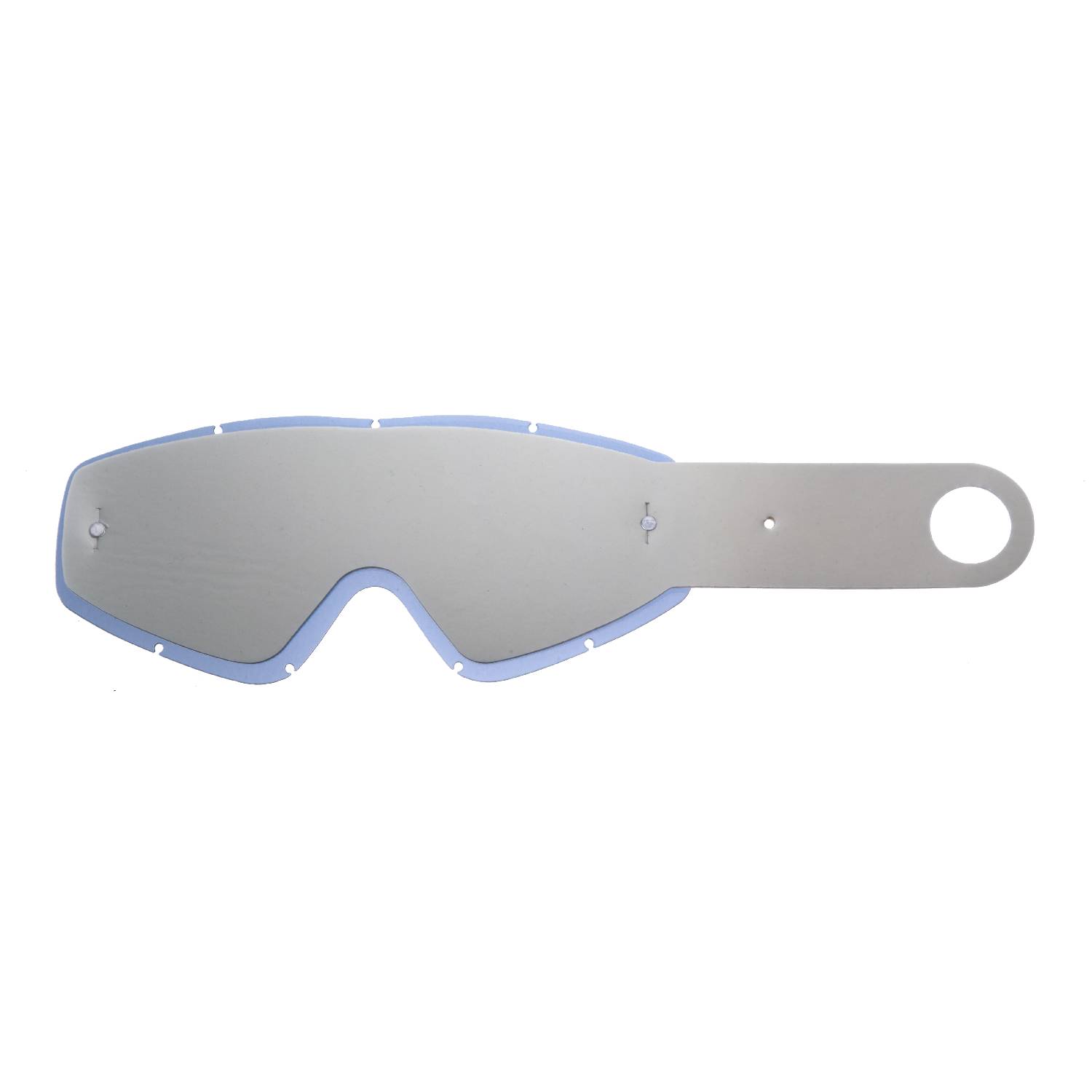 combo lenses with smokey lenses with 10 tear off compatible for Eks goggle