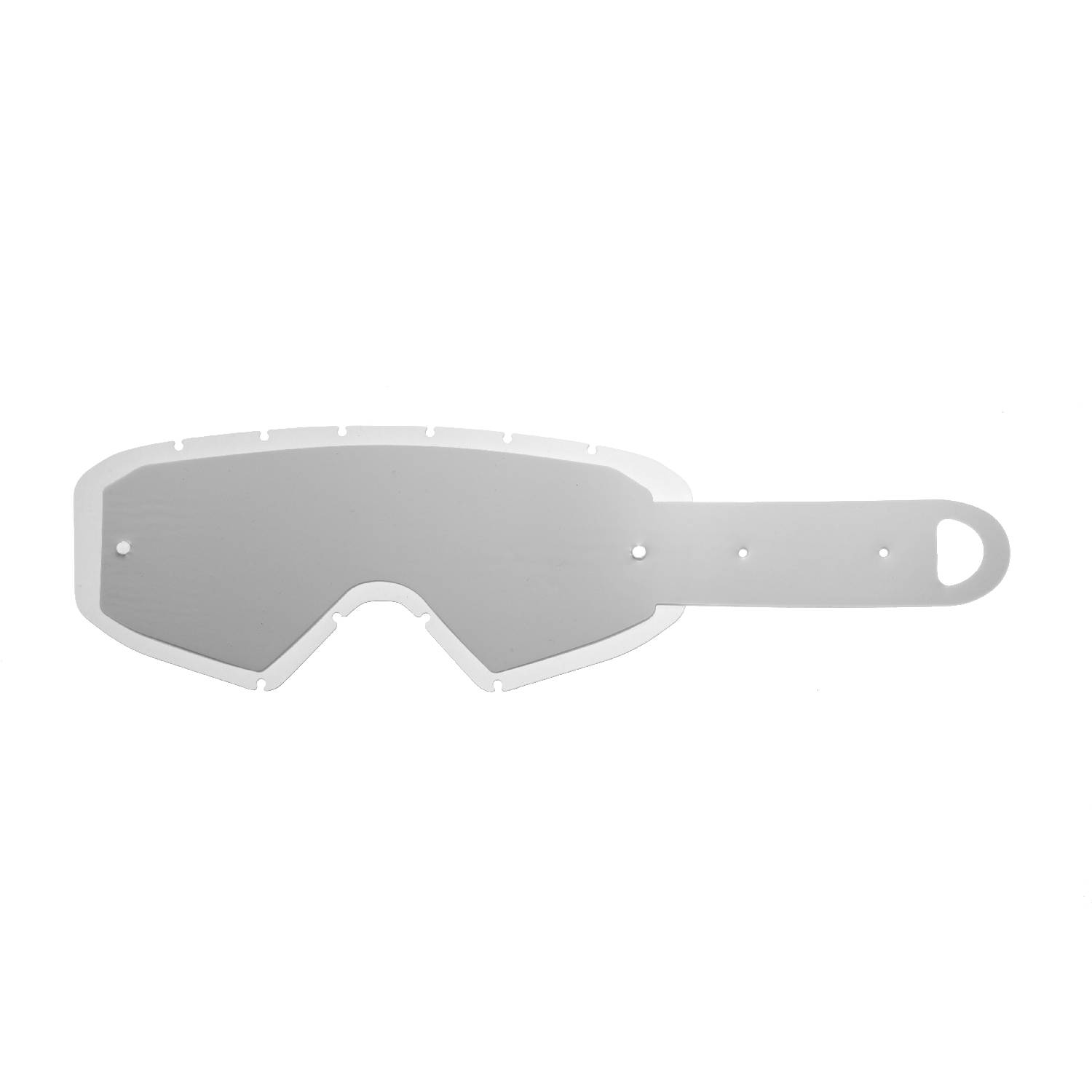 Lente trasparente + 10 Strappi (Combo) compatibile per occhiale/maschera cross Ethen Zerocinque Primis / R / Ares / Ares Pluma