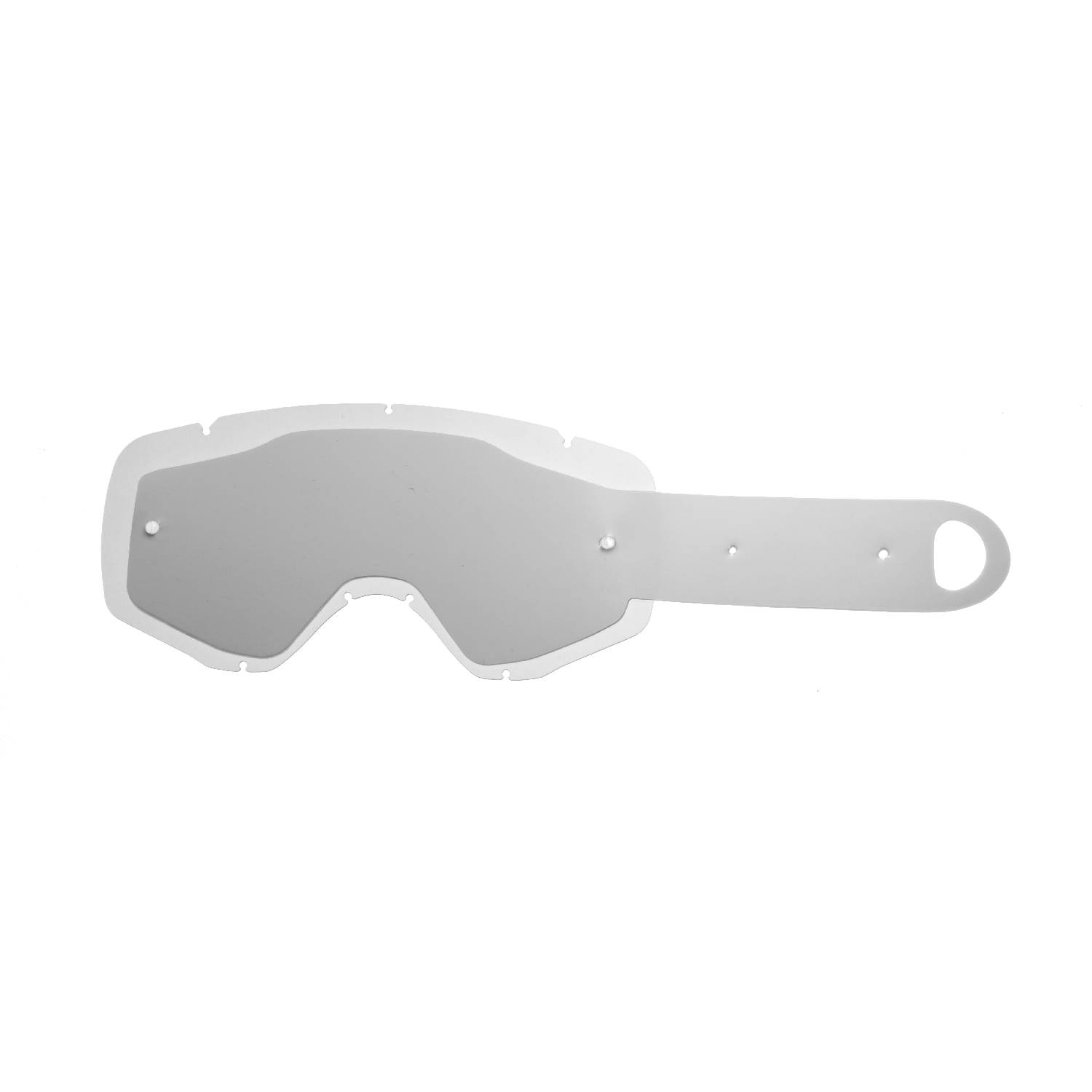 Lente trasparente + 10 Strappi (Combo) compatibile per occhiale/maschera cross Ethen Zerosei GP/ Basic / Evolution/ Mud Mask