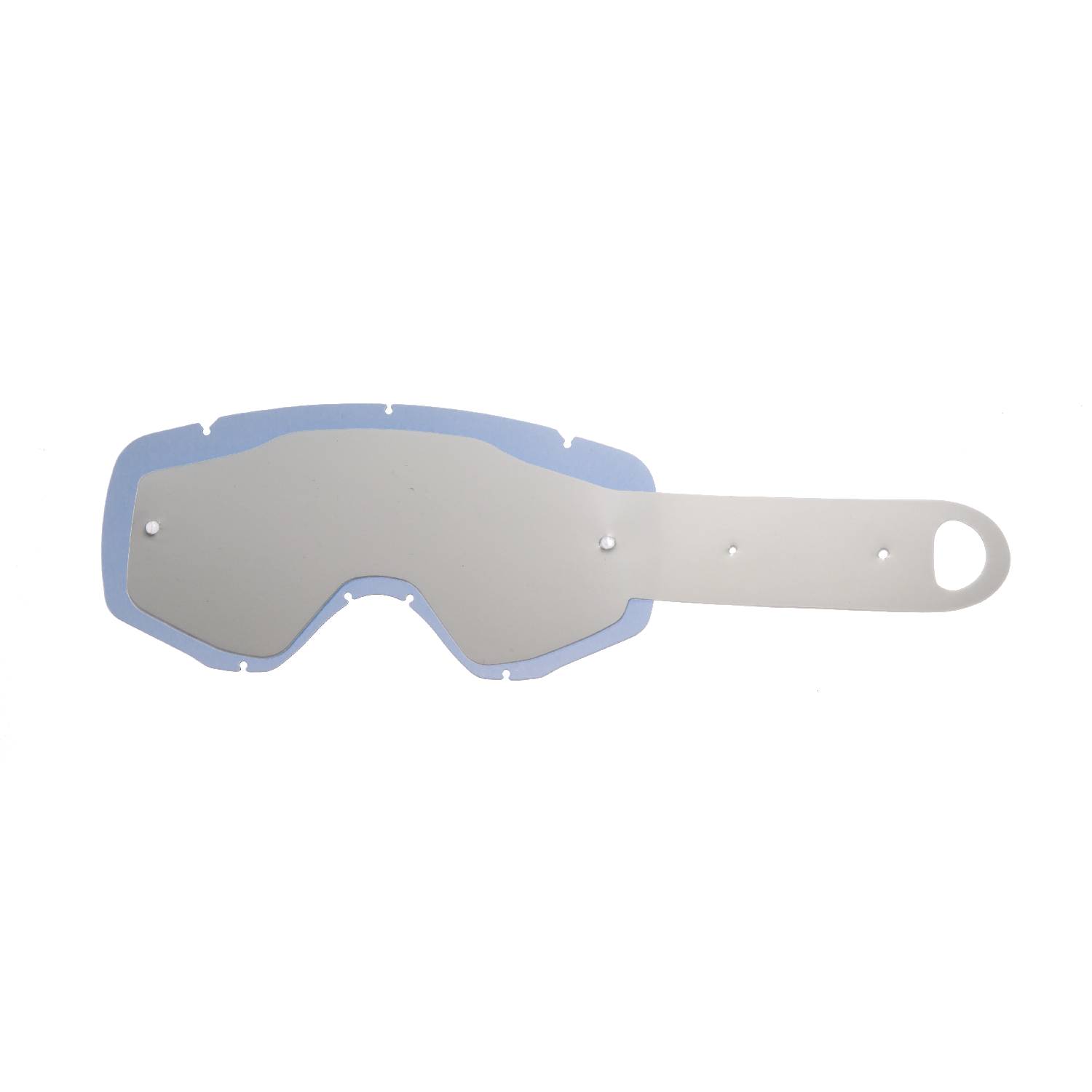 Lente fumè + 10 Strappi (Combo) compatibile per occhiale/maschera cross Ethen Zerosei GP/ Basic / Evolution/ Mud Mask