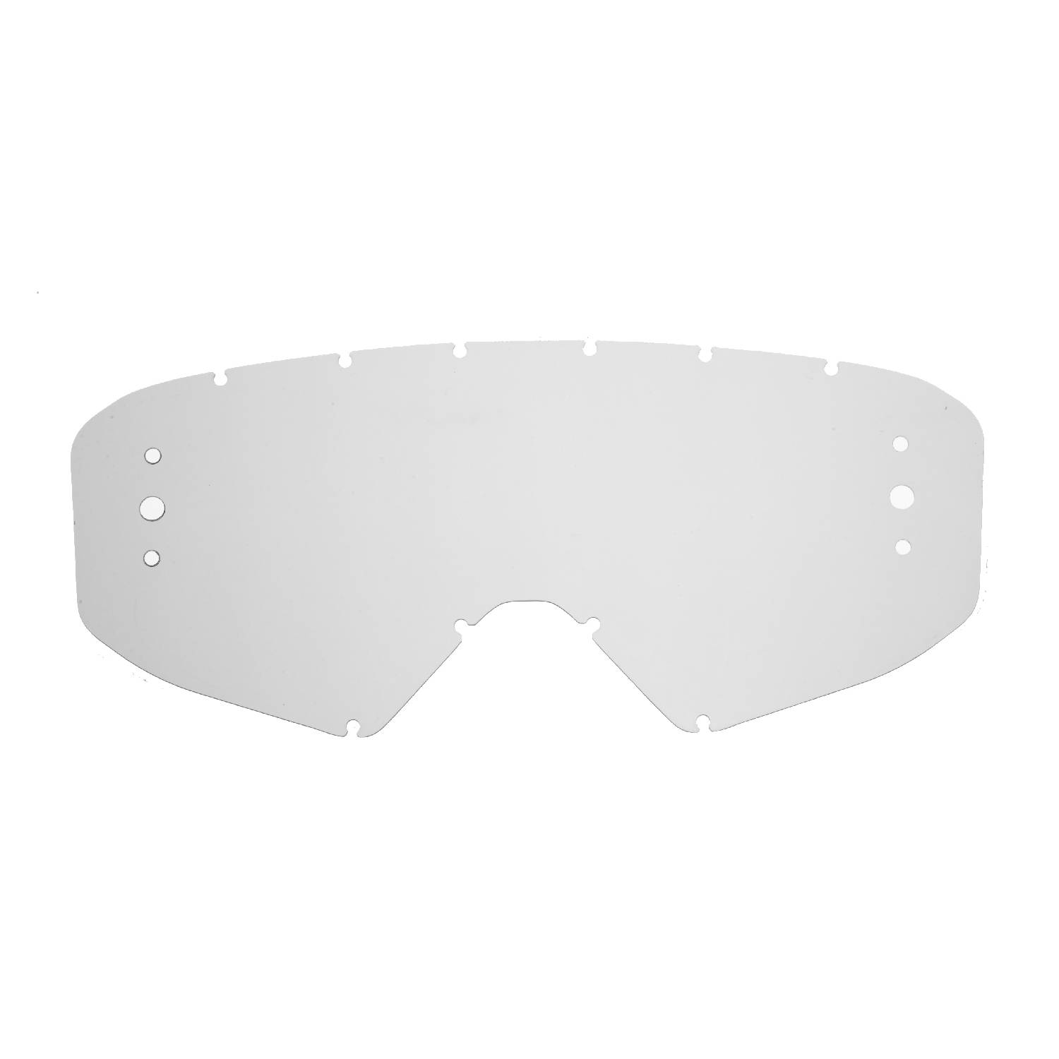 Lente di ricambio ROLL-OFF trasparente compatibile per occhiale/maschera cross Ethen Zerocinque Primis / R / Ares / Ares Pluma