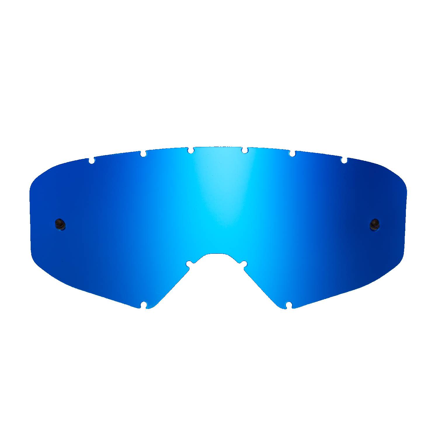 blue-toned mirrored replacement lens compatible for Ethen Zerocinque Primis / R / Ares / Ares Pluma cross goggles / goggles