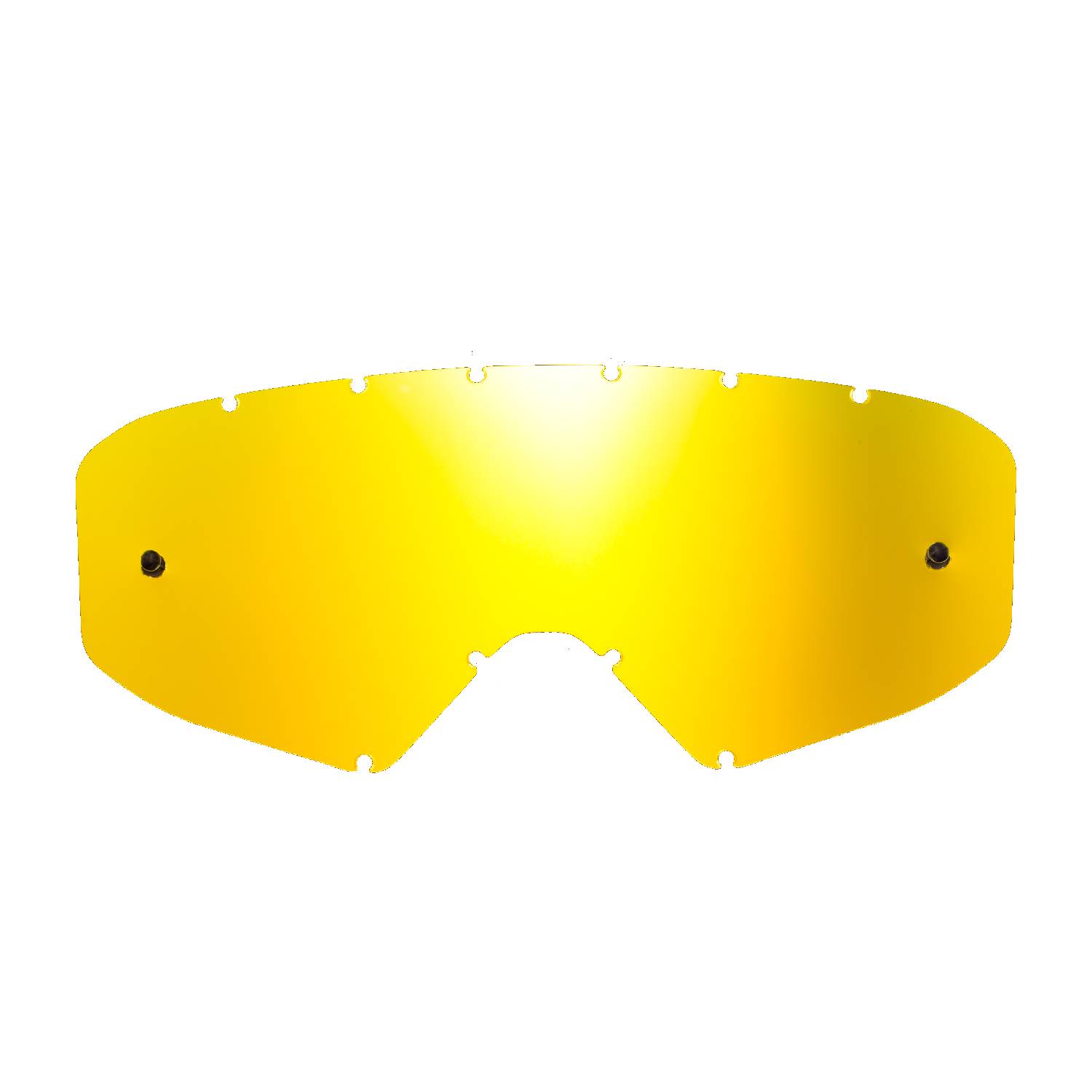 gold-toned mirrored replacement lens compatible for Ethen Zerocinque Primis / R / Ares / Ares Pluma cross goggles / goggles