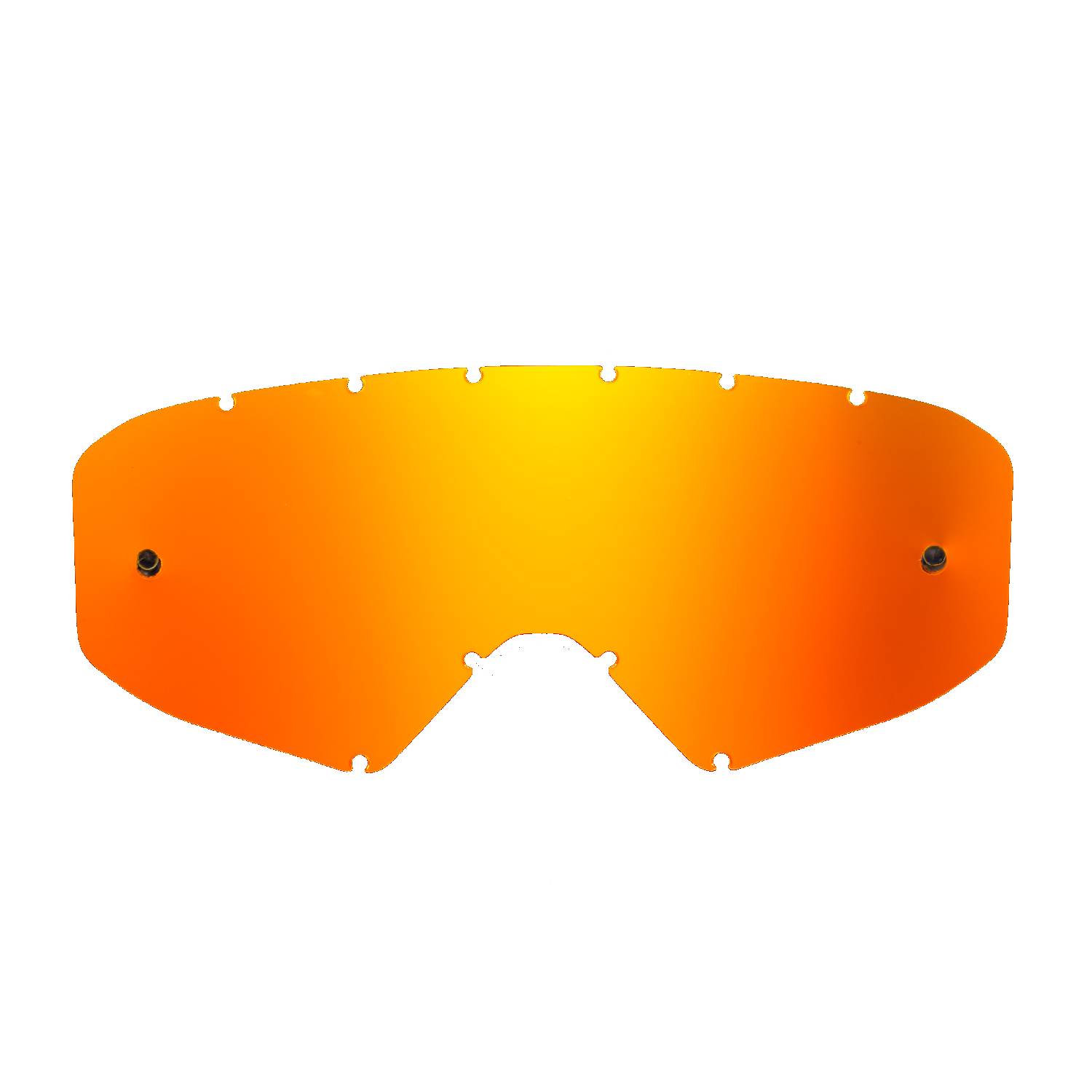 Lente di ricambio rosso specchiato compatibile per occhiale/maschera cross Ethen Zerocinque Primis / R / Ares / Ares Pluma