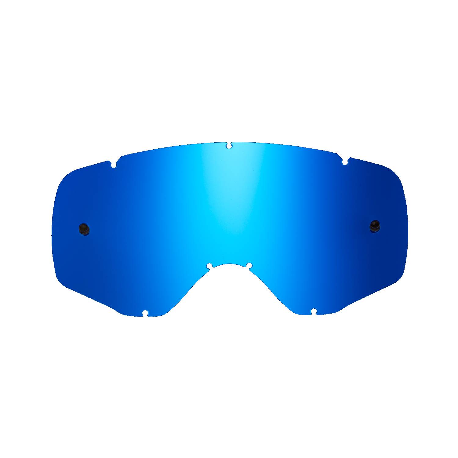 Lente di ricambio blu specchiato compatibile per occhiale/maschera cross Ethen Zerosei GP/ Basic / Evolution/ Mud Mask