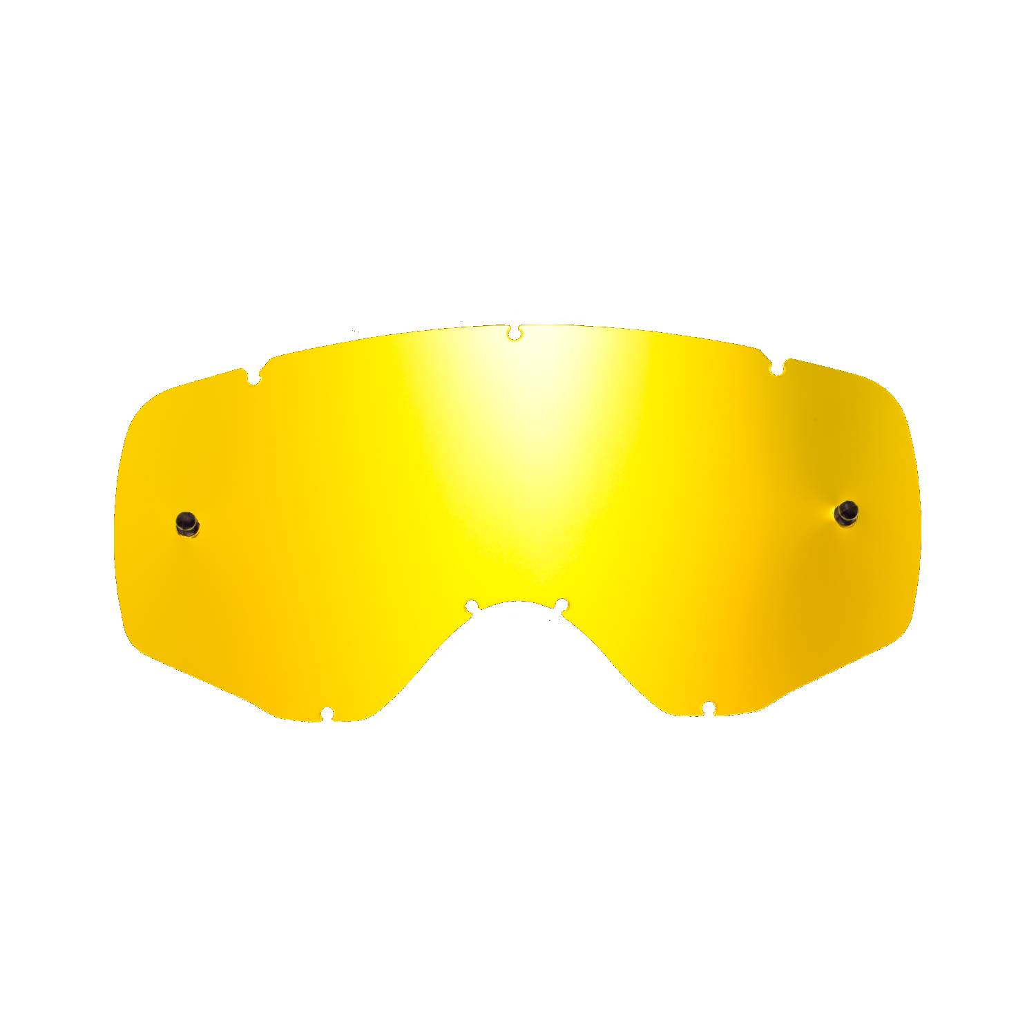 Lente di ricambio oro specchiato compatibile per occhiale/maschera cross Ethen Zerosei GP/ Basic / Evolution/ Mud Mask