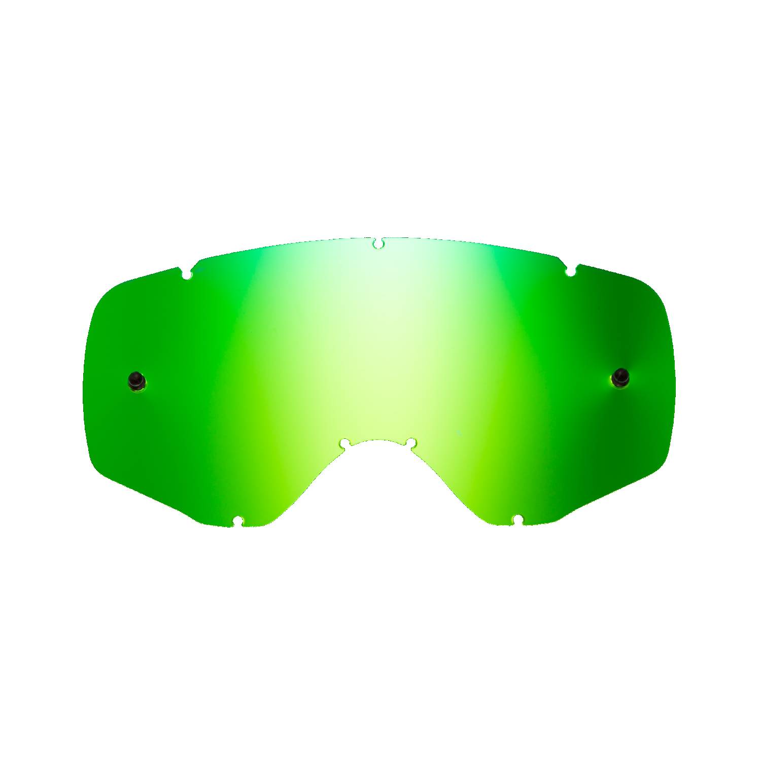 Lente di ricambio verde specchiato compatibile per occhiale/maschera cross Ethen Zerosei GP/ Basic / Evolution/ Mud Mask