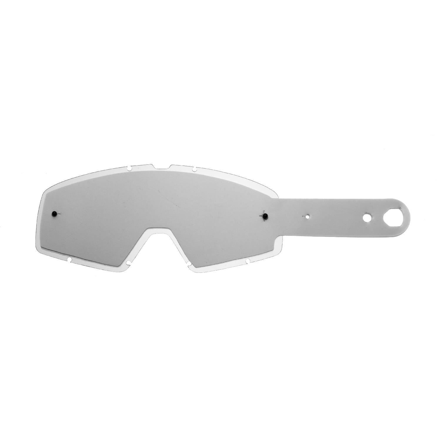Lente trasparente + 10 Strappi (Combo) compatibile per occhiale/maschera Fox Main Pro Mx