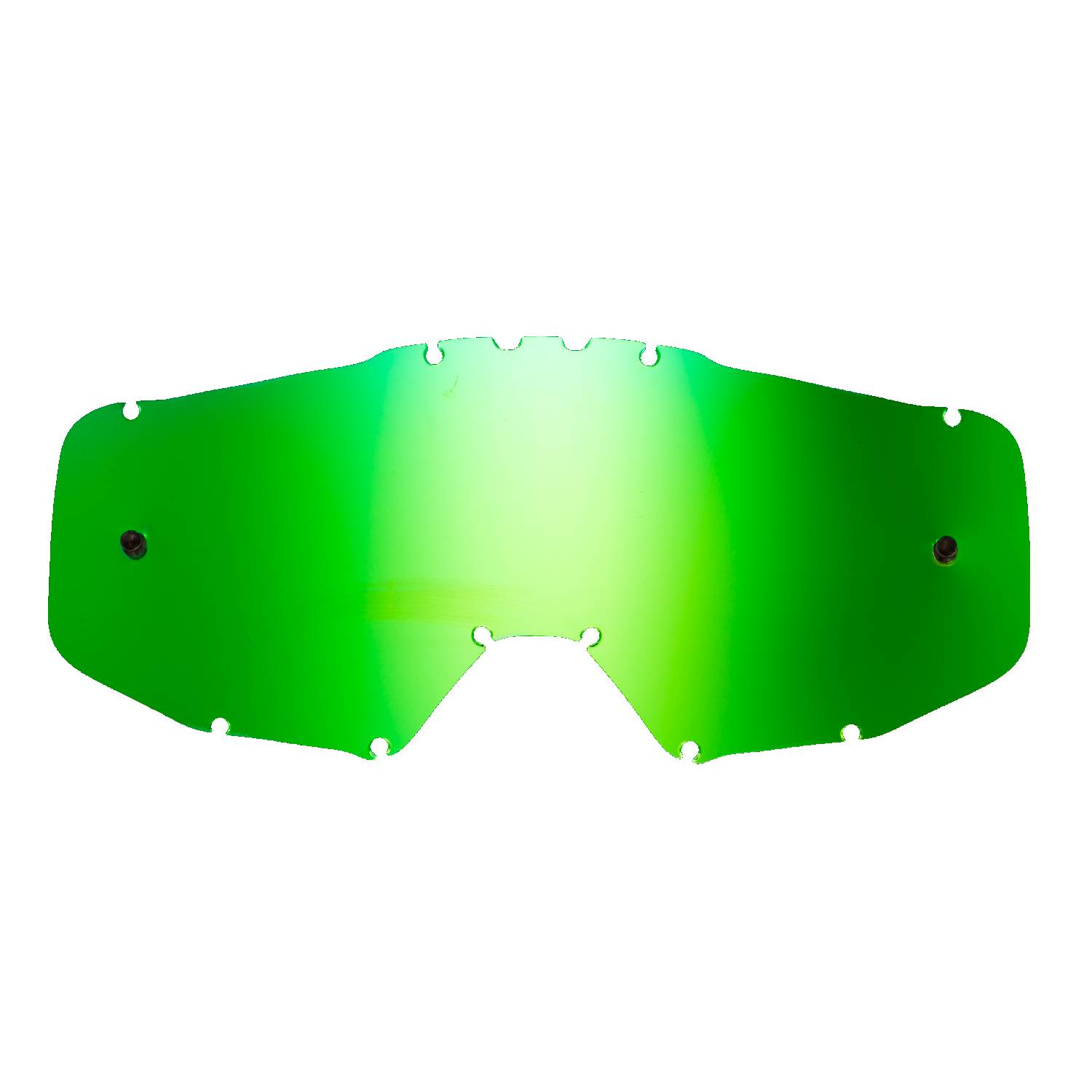 Lente di ricambio verde specchiato compatibile per occhiale/maschera cross Just1 Iris / Vitro