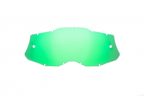Green mirror replacement lenses for goggles compatible for 100% RACECRAFT 2 / STRATA 2 / ACCCURI 2 / MERCURY 2 goggle