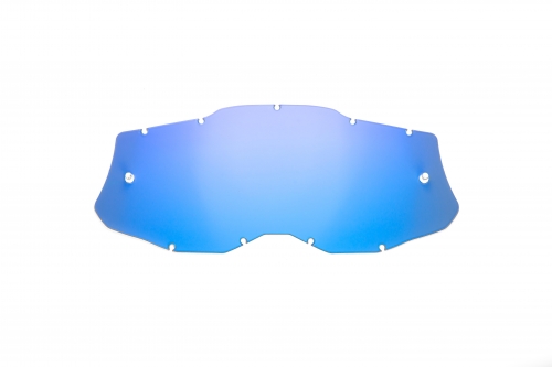 Lente di ricambio blu specchiato compatibile per occhiale/maschera 100% RACECRAFT 2 / STRATA 2 / ACCURI 2 / MERCURY 2