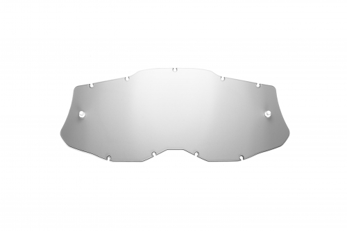 Silver mirror replacement lenses for goggles compatible for 100% RACECRAFT 2 / STRATA 2 / ACCCURI 2 / MERCURY 2 goggle