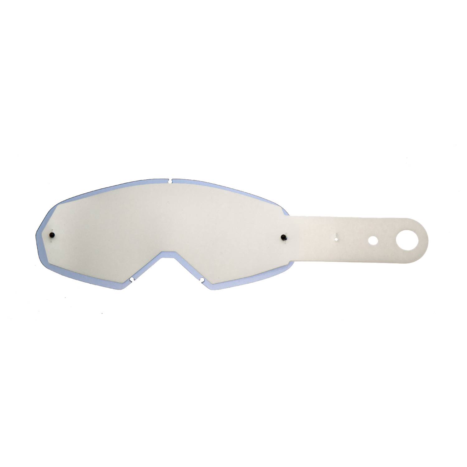 combo lenses with smokey lenses with 10 tear off compatible for Oakley Mayhem goggle