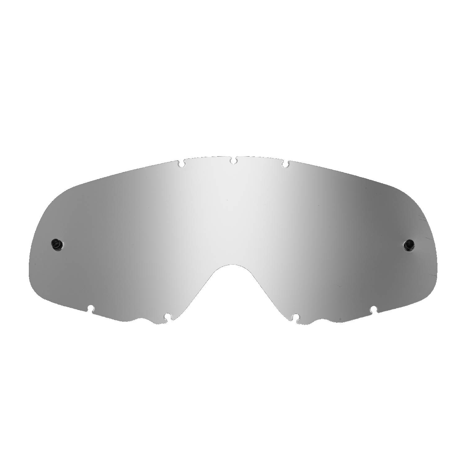 silver-toned mirrored replacement lenses  compatible for Oakley Crowbar goggle