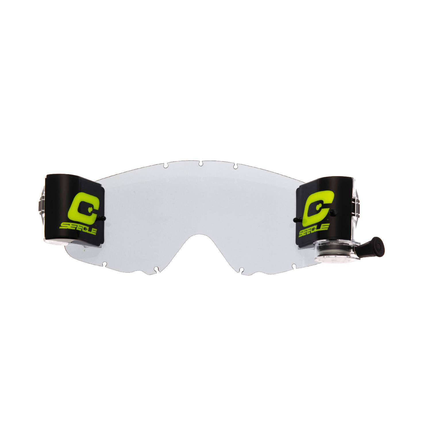 transparent roll-off kit (mud device) compatible  for Oakley Crowbar goggle