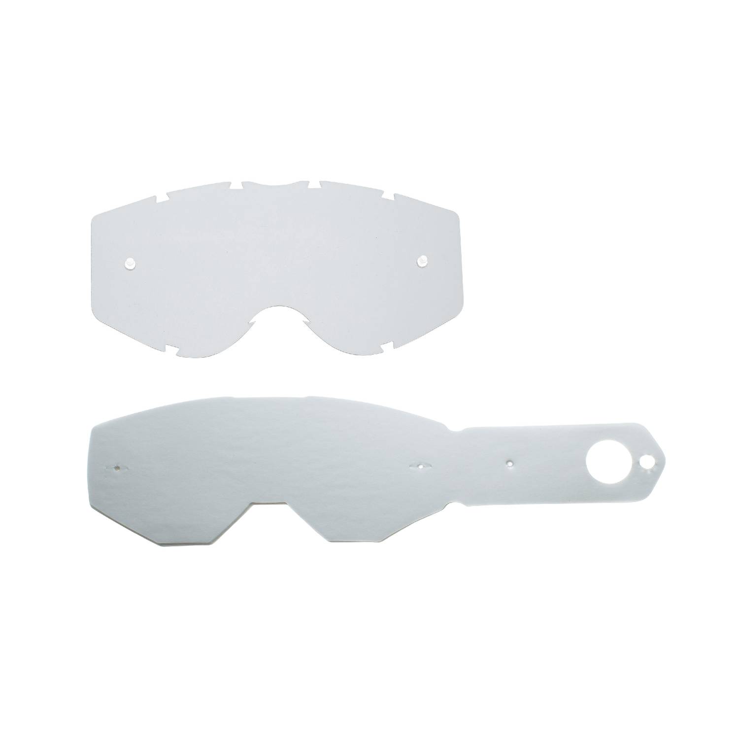 Lente trasparente + 10 Strappi (combo) compatibile per occhiale/maschera Progrip 3303 Vista