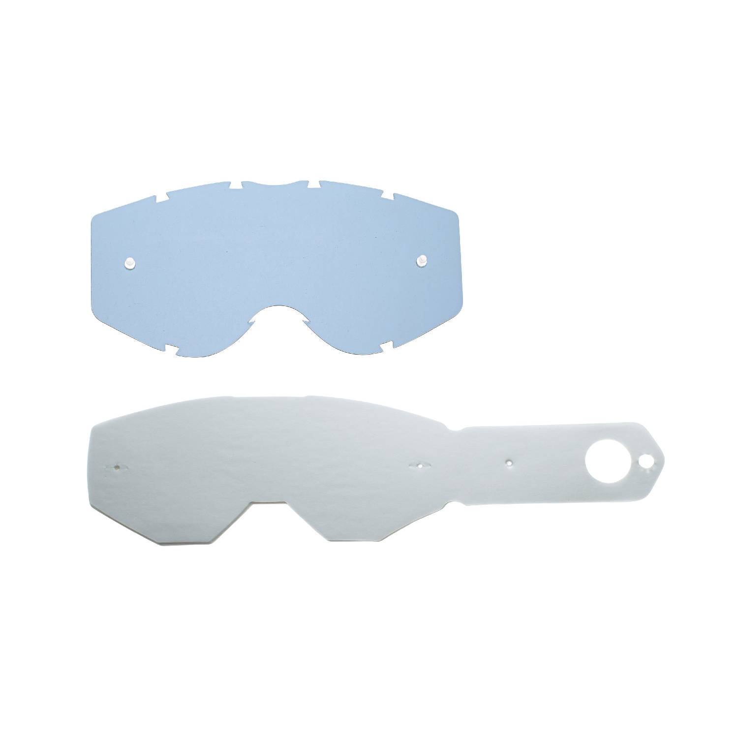 combo lenses with smokey lenses with 10 tear off compatible for Progrip 3303 Vista goggle