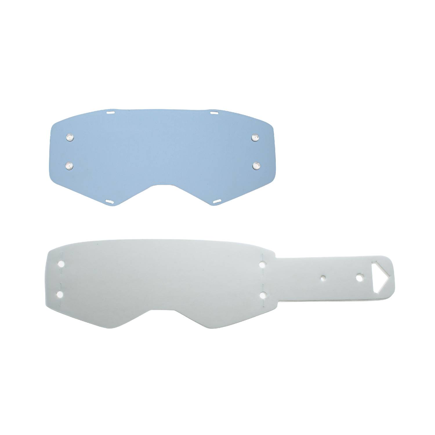 combo lenses with smokey lenses with 10 tear off compatible for Scott Prospect/Fury goggle