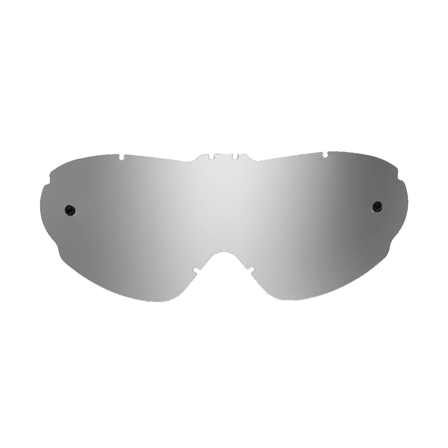 silver-toned mirrored replacement lenses for goggles compatible for Scott Hi voltage work goggle