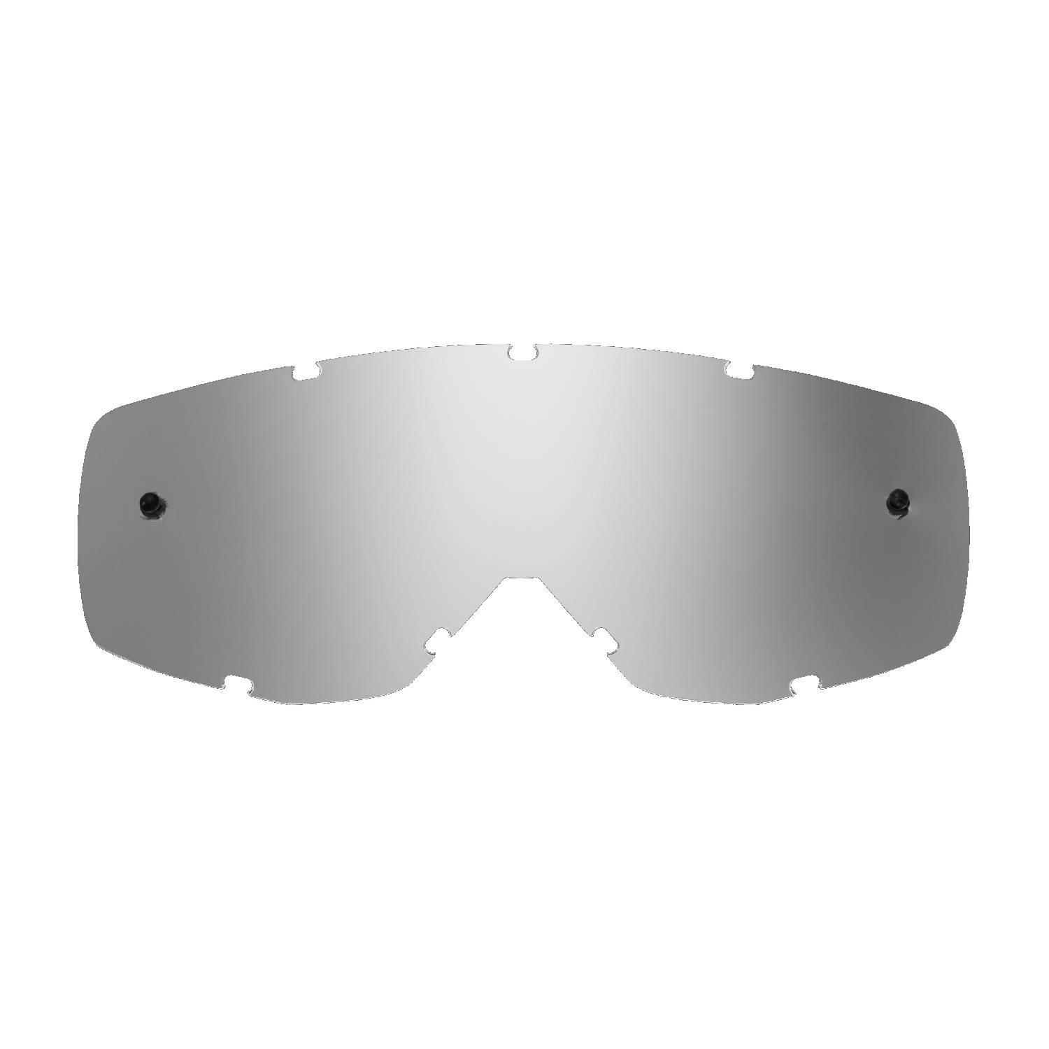 silver-toned mirrored replacement lenses for goggles compatible for Scott Hustle/ Primal / Tyrant / Split goggle